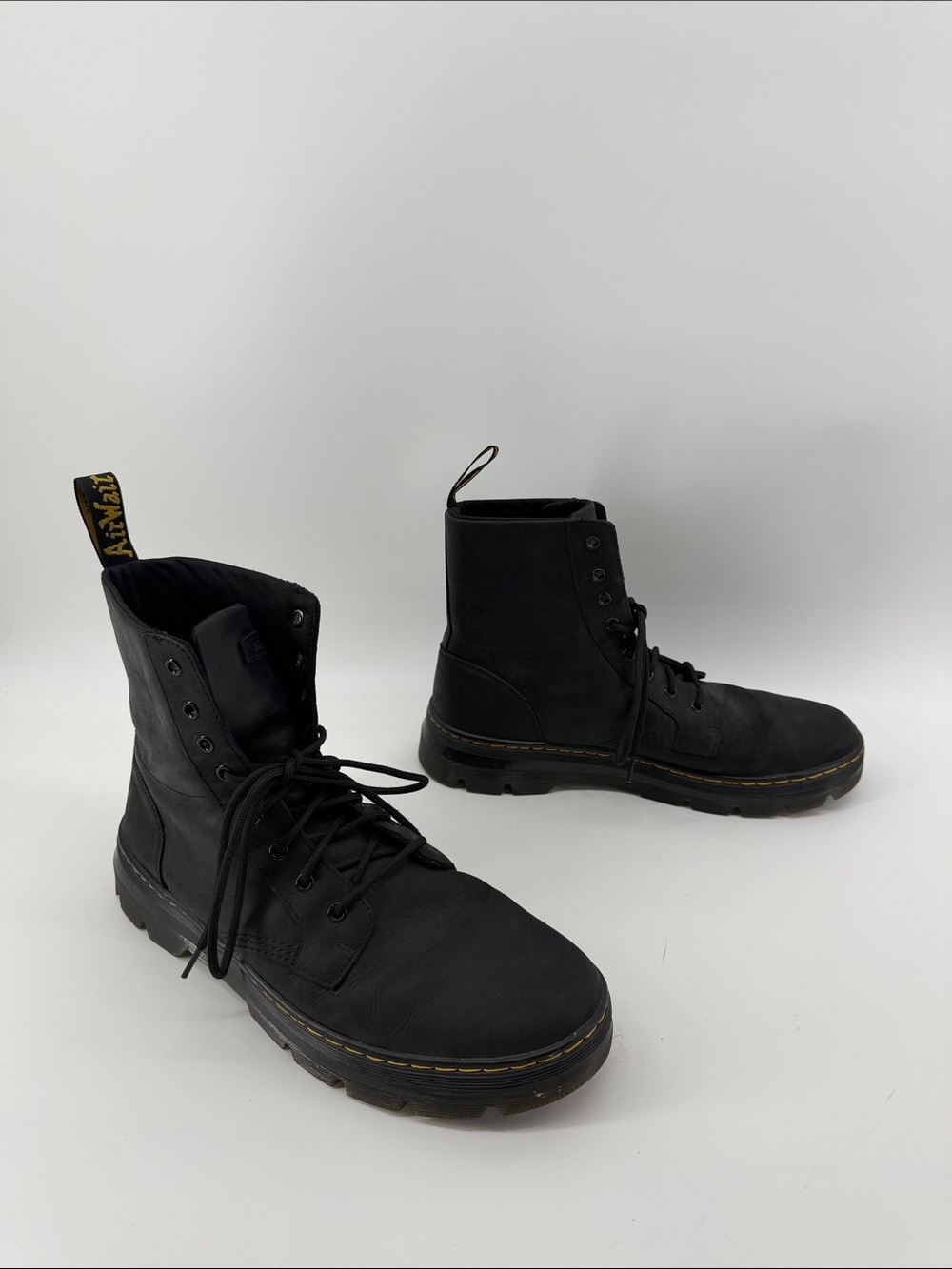 Dr. Martens Combs Boot in Black 13 MENS S61
